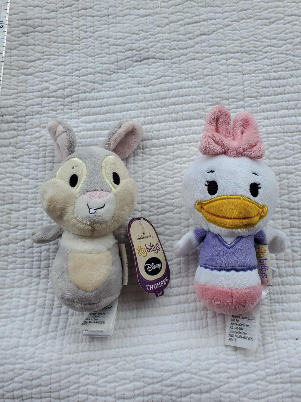 Hallmark Itty Bitty Plush Set - Thumper & Daisy Duck